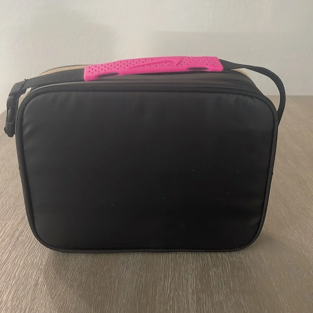 Nike insulated school or work lunchbox black and pink women’s or girl utility